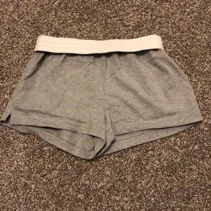 Grey athletic shorts